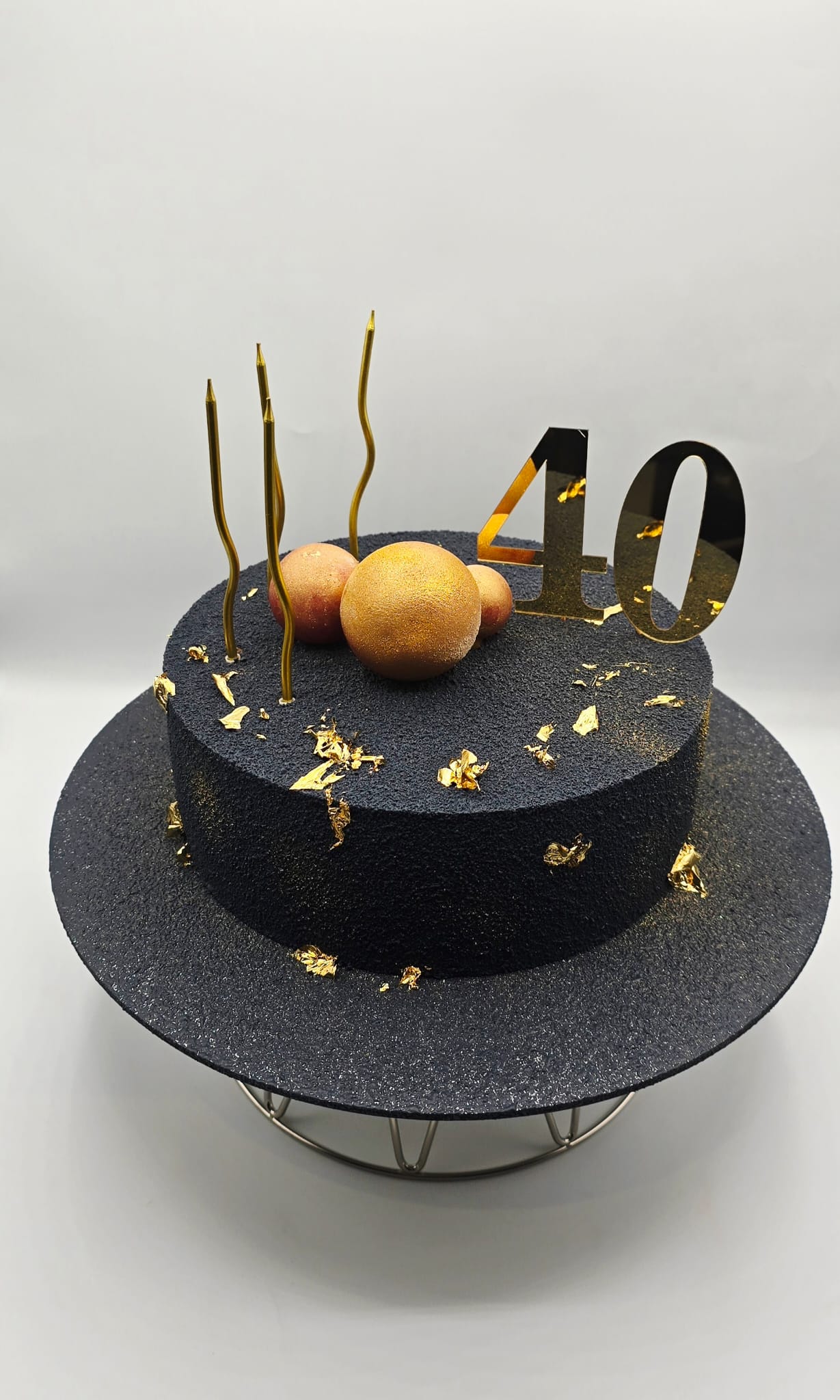 Bespoke custom celebration cake for Gentlemen & Milestones handcrafted by Nicoleta